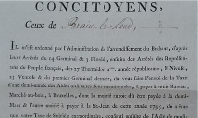 Conférence : "Nous étions français" (1795-1815) en Belgique - Wekty