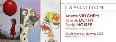 Exposition : Arlette Vryghem, Yannik Dethy & Rudy Moisse dans Luxembourg - Expo / Salon - Wekty