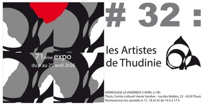 71ème Expo des Artistes de Thudinie dans Hainaut - Expo / Salon - Wekty