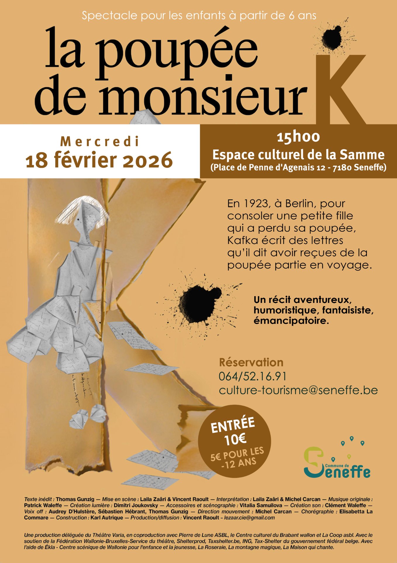 La poupée de Monsieur K à Seneffe - Concert / Spectacle - Wekty