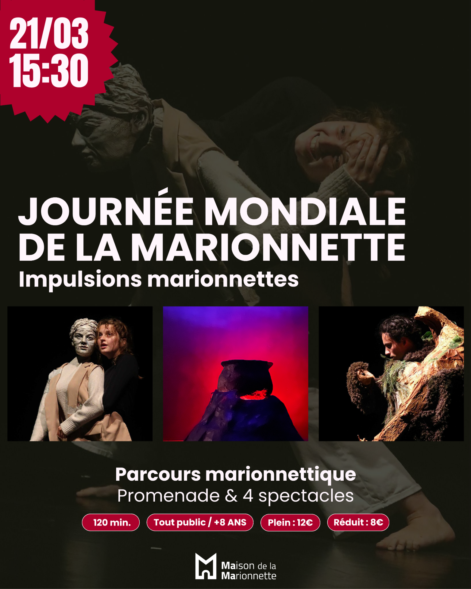 Parcours marionnettique : Impulsions Marionnettes à Tournai - Concert / Spectacle - Wekty