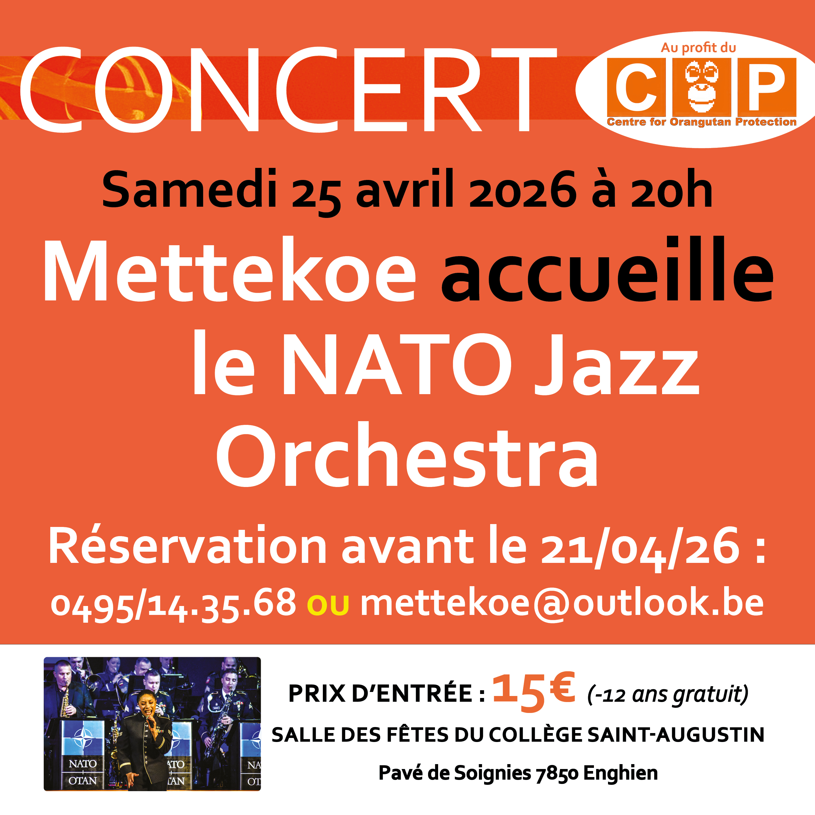 Mettekoe accueille le NATO Jazz Orchestra en Belgique - Wekty