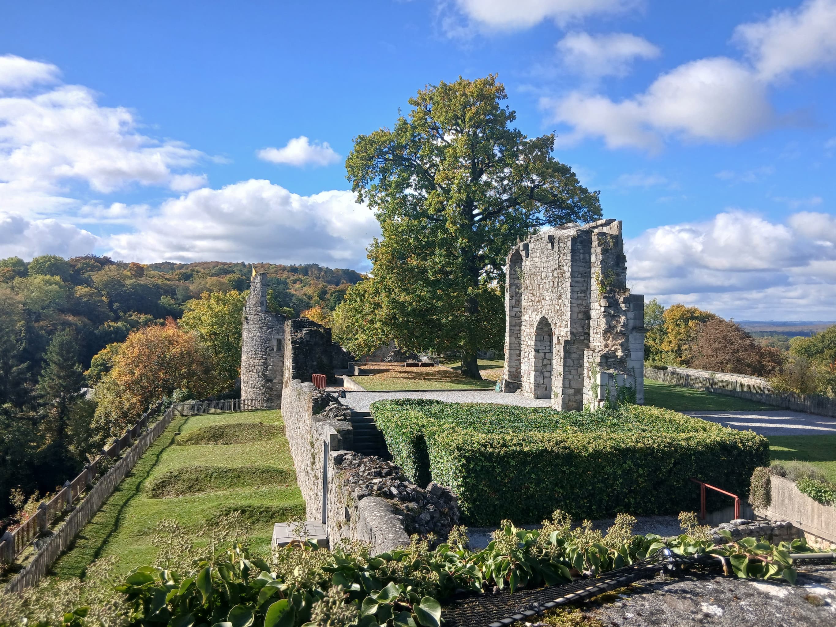 Château comtal de Rochefort en Belgique - Wekty