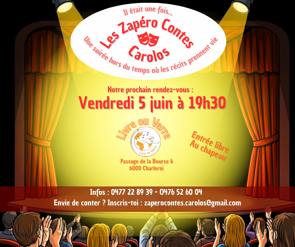 Les Zapéro Contes Carolos : L'art de raconter, le plaisir de se rencontrer. en Belgique - Wekty
