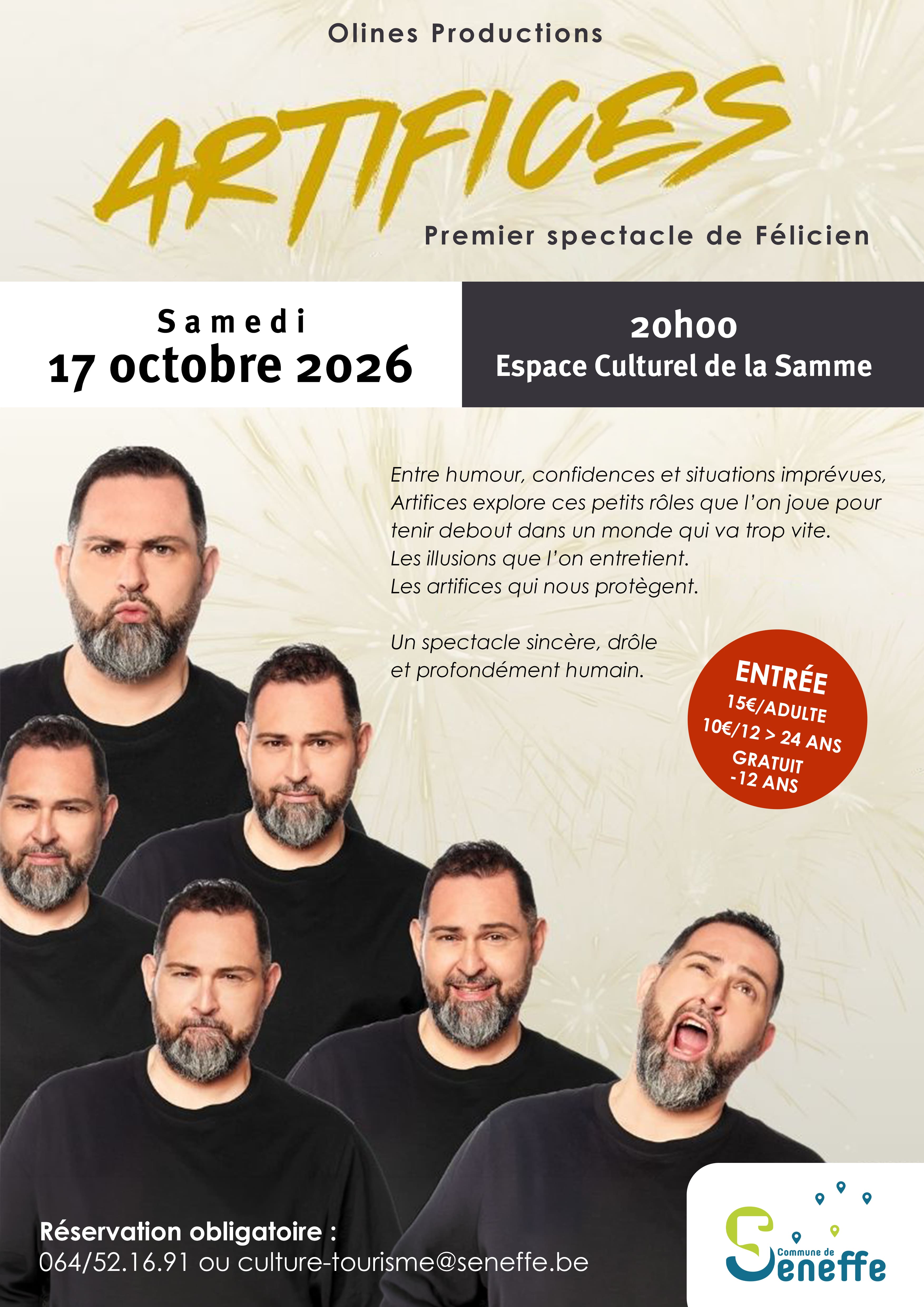 Artifices - Le premier spectacle de Félicien dans Hainaut - Concert / Spectacle - Wekty