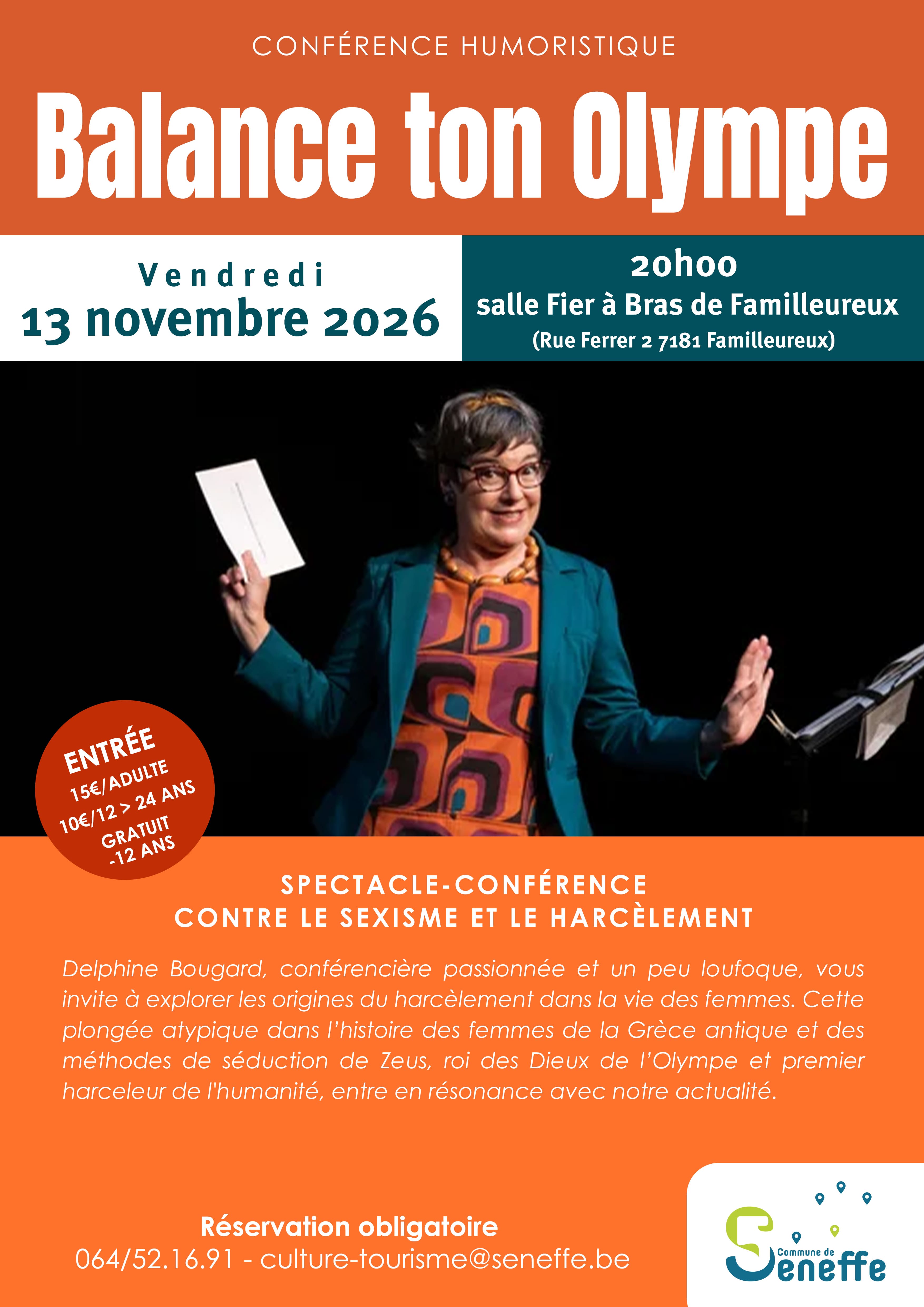 Balance ton Olympe dans Hainaut - Conférence - Wekty