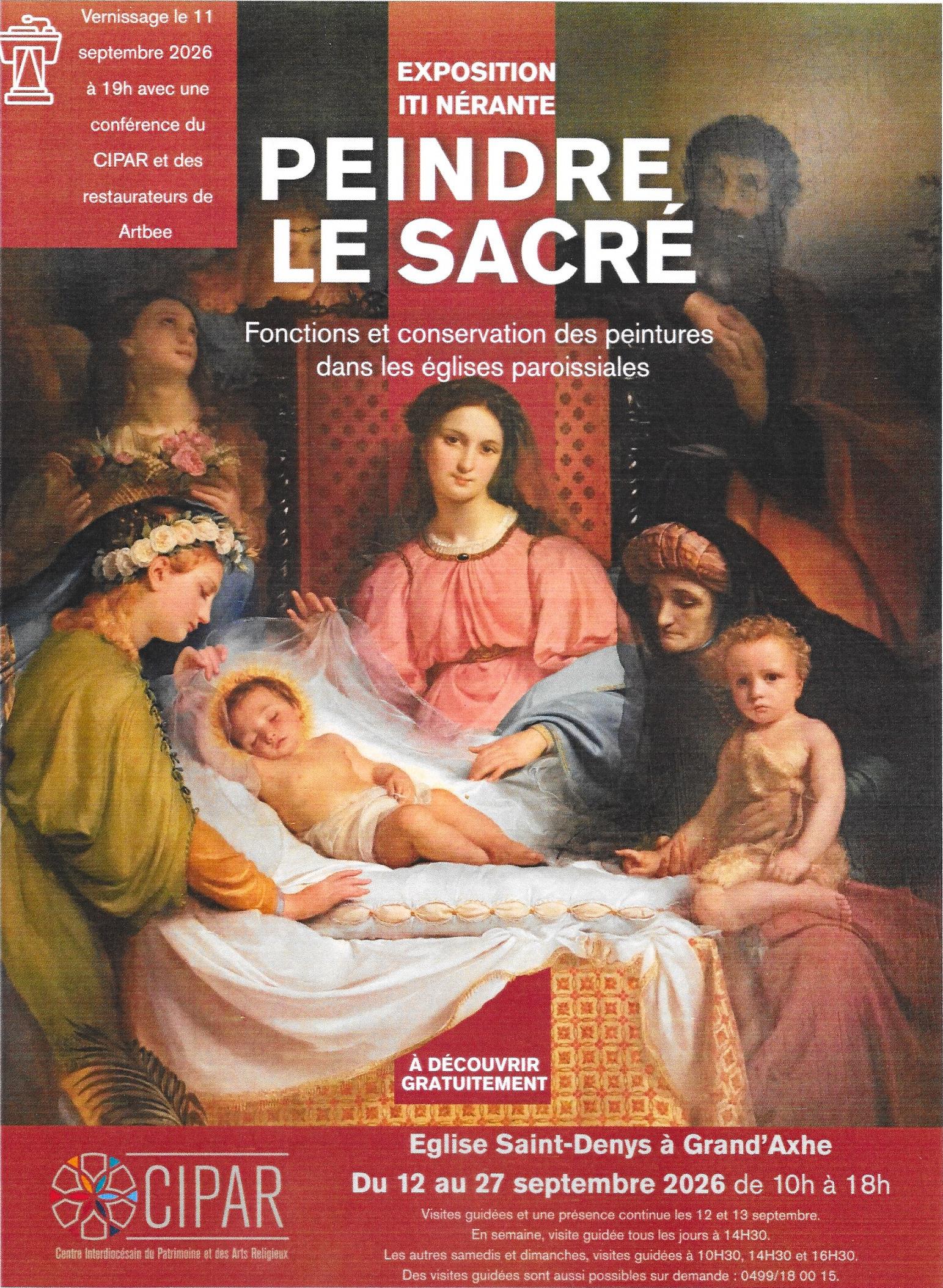 Exposition "Peindre le sacré" à Waremme - Culture - Wekty